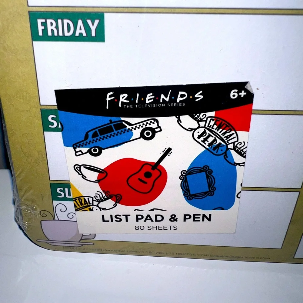 Friend’s Weekly Planner with Pen